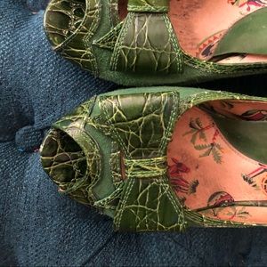 Miss Albright alligator heels